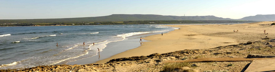 The beach at Witsand