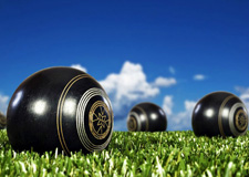 Lawn bowls in Witsand
