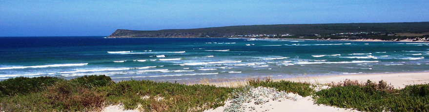 Balcony views at Whale Watchers Inn, Witsand